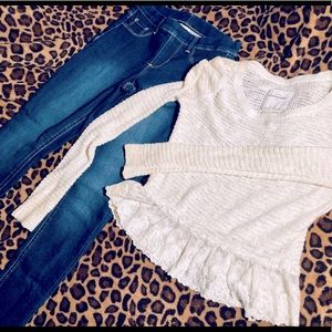 ••SOLD•• Abercrombie sz Small Sweater & Wonder Nation Skinny Jeans sz 7-8 Outfit